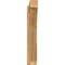 Ekena Millwork Traditional Block Rough Sawn Outlooker, Western Red Cedar, 6"W x 36"D x 36"H OUT06X36X36TRA05RWR - alternate 4
